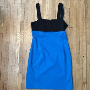 Color Block Square Neck Dress
